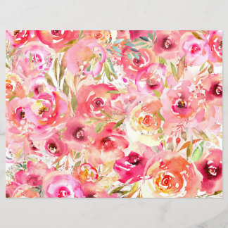 Papier à gratte-ciel rose