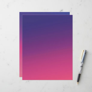 Papier à gratte-ciels rose et violet Ombré