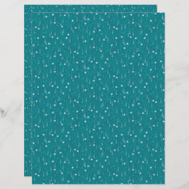 Papier à grattoir sous-marin de Noël côtier