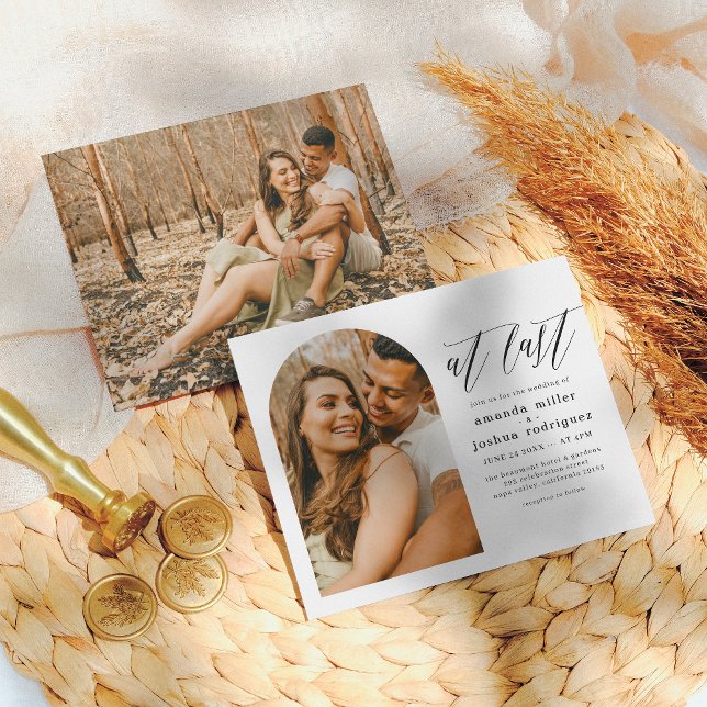 Papier À la Dernière | Budget Elegant Boho Arch Mariage p (Créateur téléchargé)