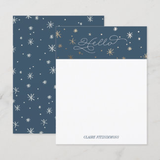 Papier à lettres Gild Stars, carte Sky de nuit