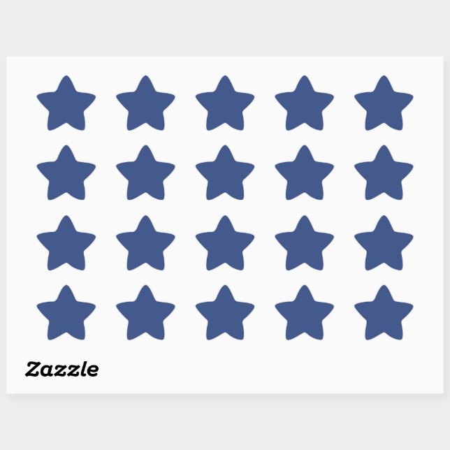 Papier à lettres Murugi Co Autocollants Azure Star (Feuille)