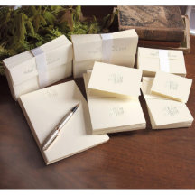 Papier à lettres personnalisées Monogramme de scri