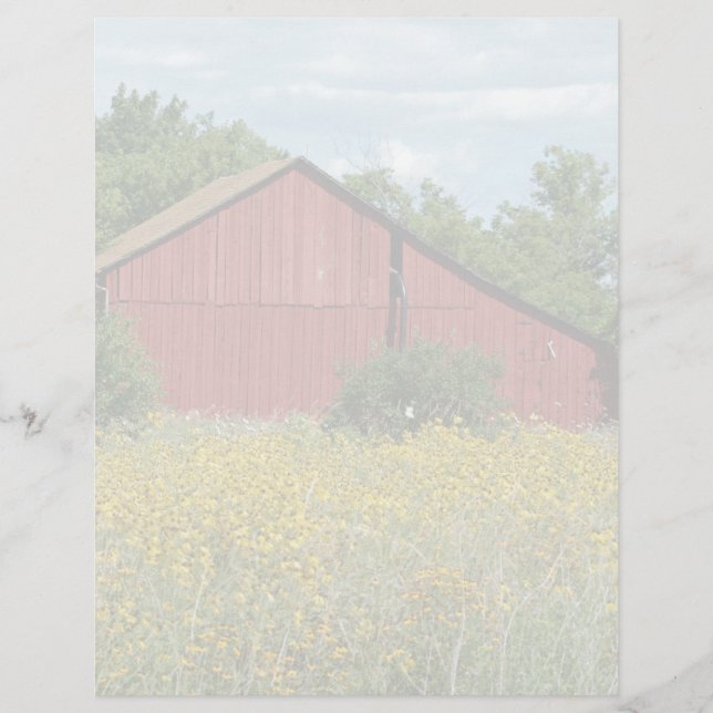 Papier à lettres Red Barn (Devant)