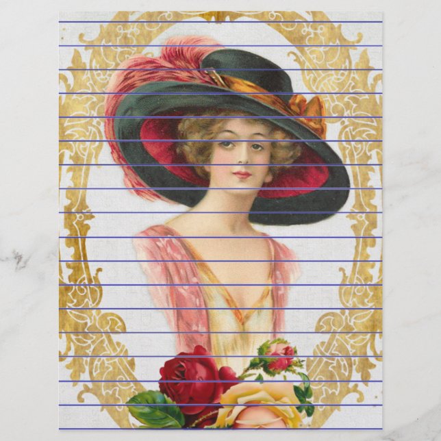 Papier à lettres vintage (Devant)