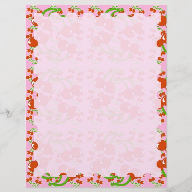 Papier à lettres Wild Cherry (Devant)