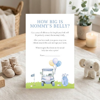 Papier A Little Putter Golf Baby Shower How Big Is Game