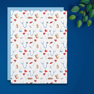 Papier à motifs à motifs pour album de docteur