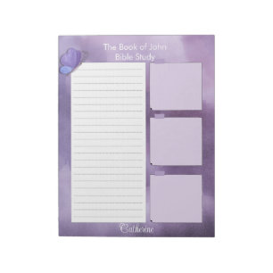 Papier à notes pour étude biblique Bloc-notes pers
