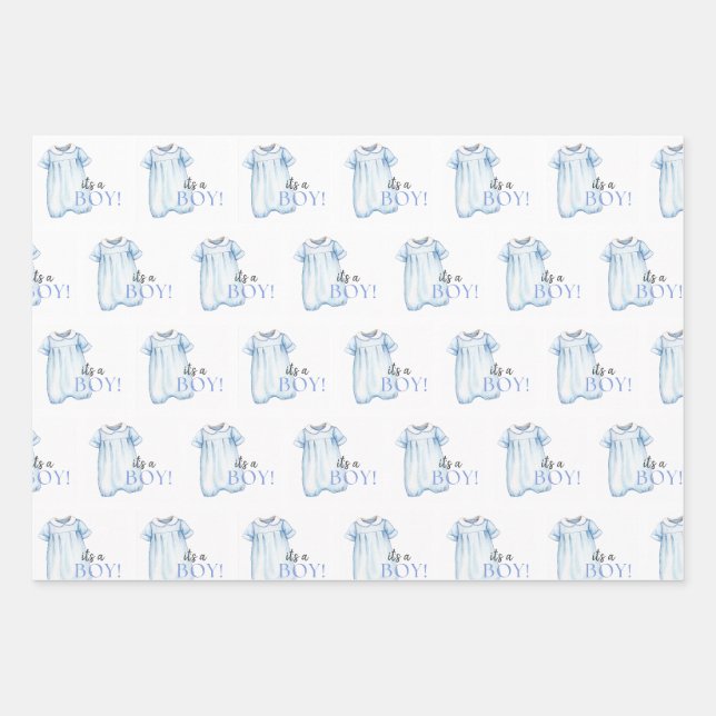 Papier à papier à bulles bleues à feuilles plates  (Devant 3)