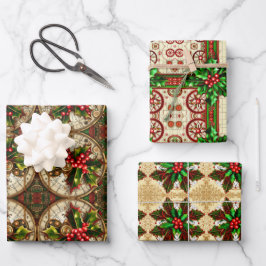 Papier à papier à envelopper Steampunk à plat Ense