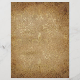 Papier à papier à papier à motif or vieilli