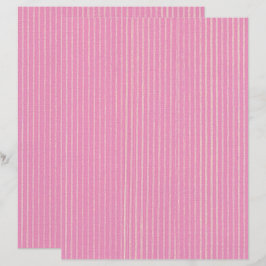Papier à papier à rayures verticales ivoire rose