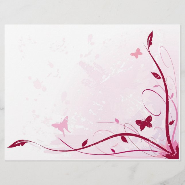 Papier à papier à scandale en métal rose (Devant)