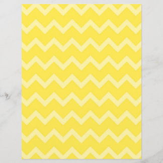 Papier à papier pour album Chevron jaune à deux fa