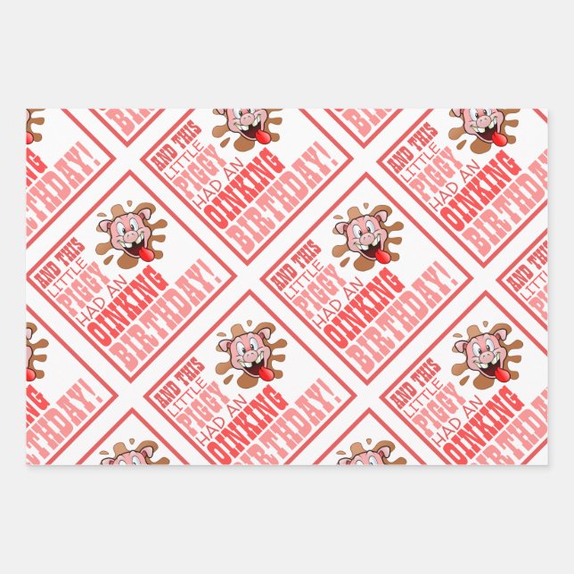 Papier à papier pour l'emballage de la fête d'anni (Devant)