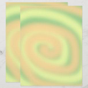 Papier à rebut à pâte verte jaune orange