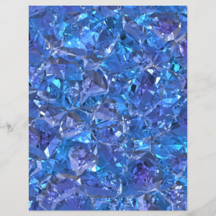 Papier à rebut bleu cristal et violet