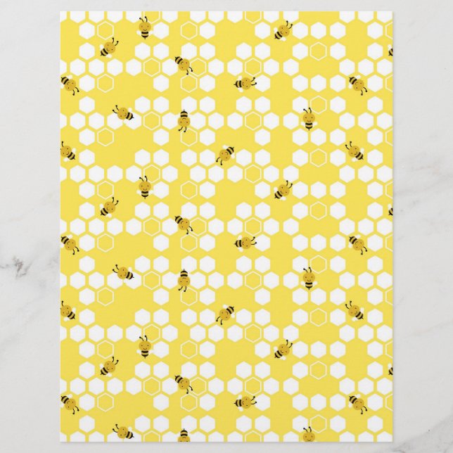 Papier à rebut Bumble Bee double face (Devant)