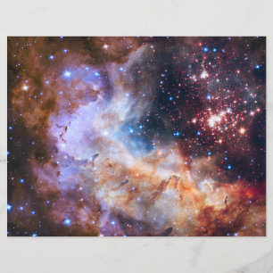 Papier à rebut céleste du cluster étoile de la NAS