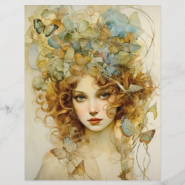 Papier à rebut de beauté victorienne