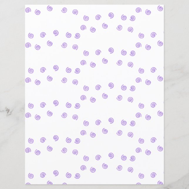 Papier à rebut de lavande décorative (Devant)