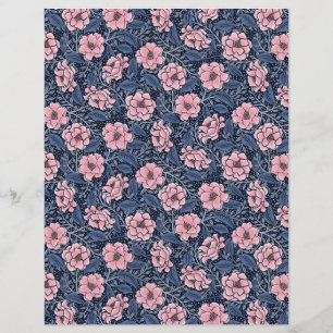 Papier à rebut floral Camellia de Victoria