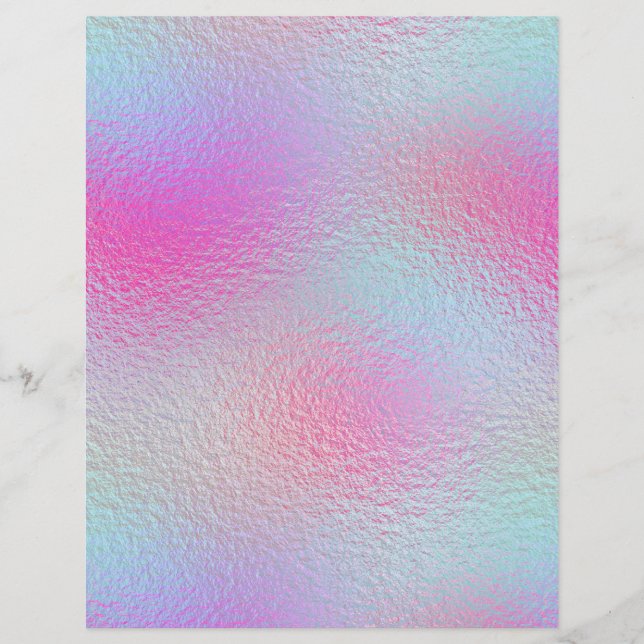 Papier à rebut Iridescente Faux Foil No 17 (Devant)
