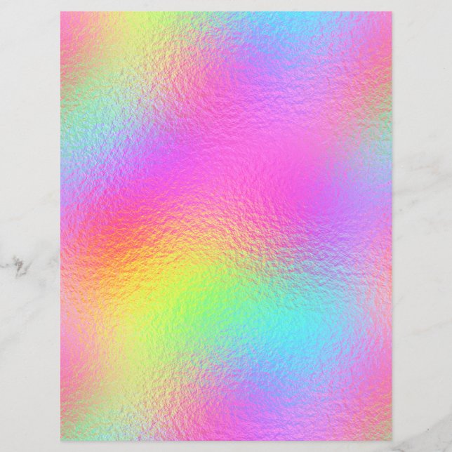 Papier à rebut Iridescente Faux Foil No. 25 (Devant)
