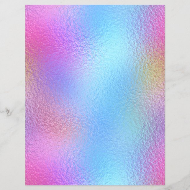 Papier à rebut Iridescente Faux Foil No. 31 (Devant)