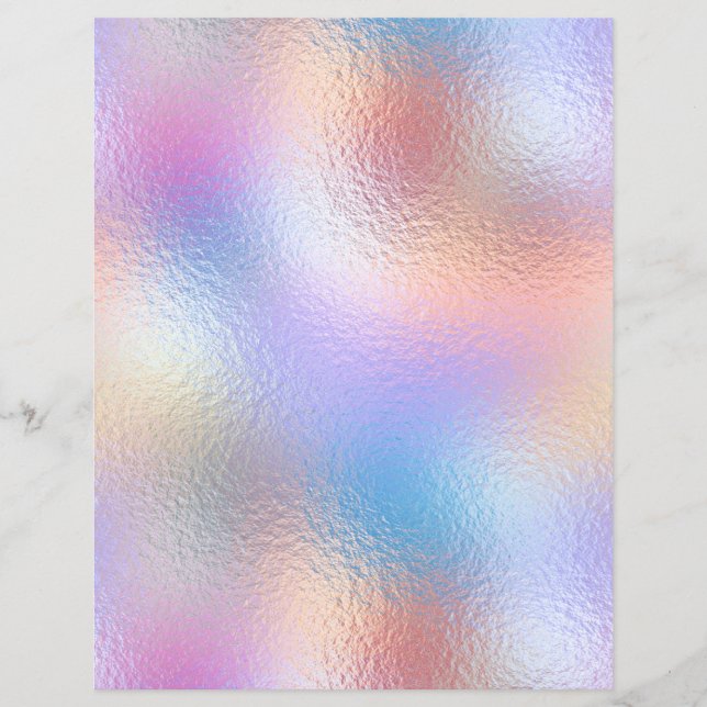 Papier à rebut Iridescente Faux Foil No 65 (Devant)