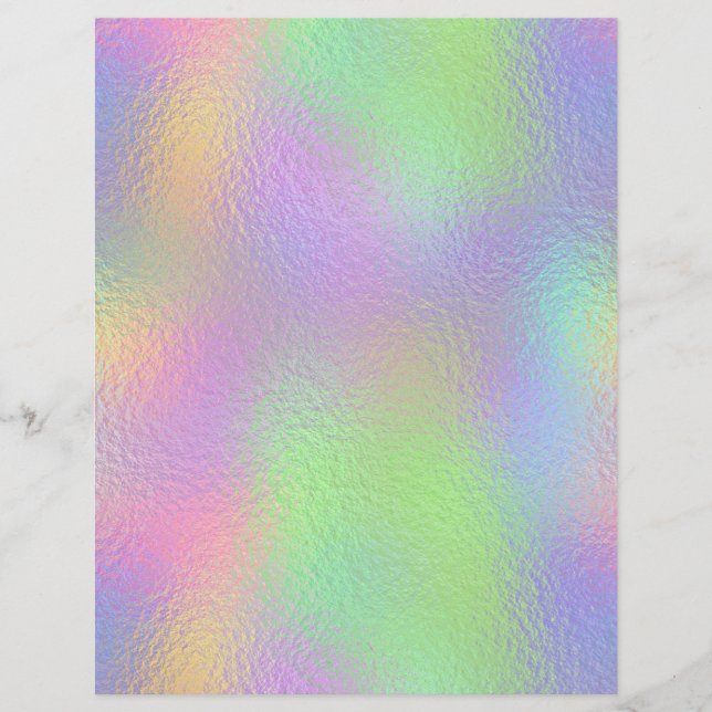 Papier à rebut Iridescente Faux Foil No 66 (Devant)