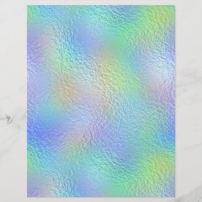 Papier à rebut Iridescente Faux Foil No 75 (Devant)