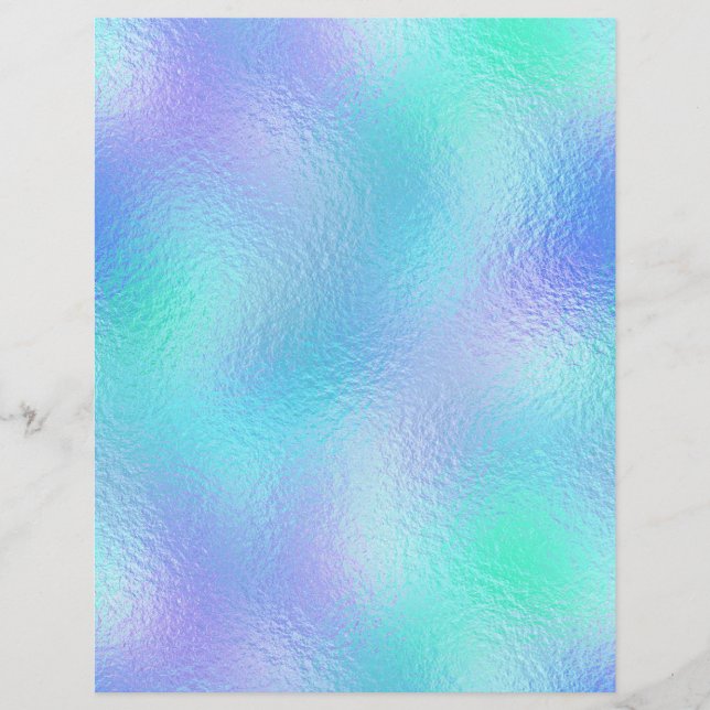 Papier à rebut Iridescente Faux Foil No. 81 (Devant)