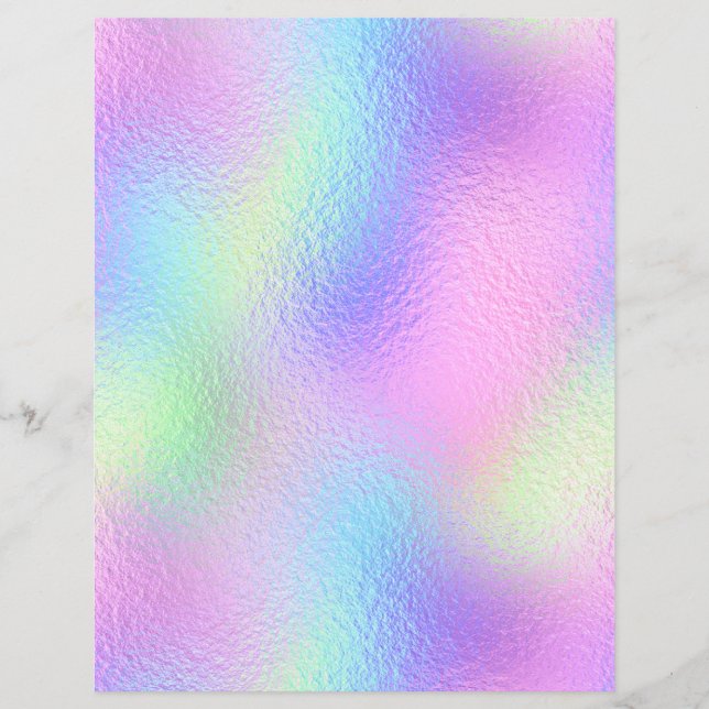 Papier à rebut Iridescente Faux Foil No. 83 (Devant)