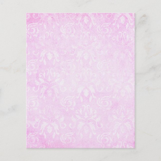 Papier à rebut Pastel Pink Shabby (Devant)
