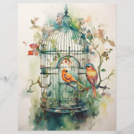 Papier à rebut Symphonique Botanique