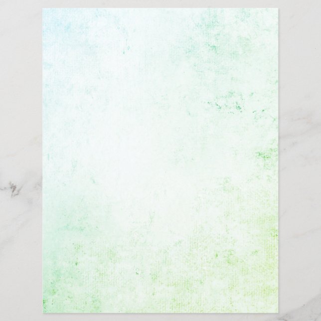 Papier à retailles bleu vert Vénétie en plâtre (Devant)