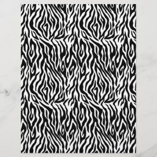 Papier à retouche à deux faces Zebra Print