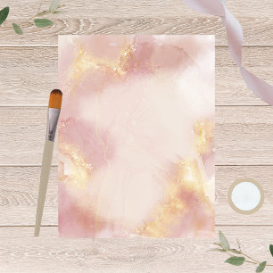 Papier à retouche couleur rose céleste