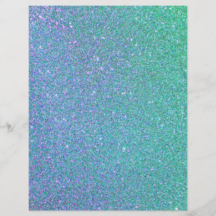 Papier à retouche de Parties scintillant bleu et T