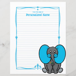 Papier à revêtement bleu Phant Belly