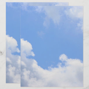 Papier à scandale Blue Sky White Nuages
