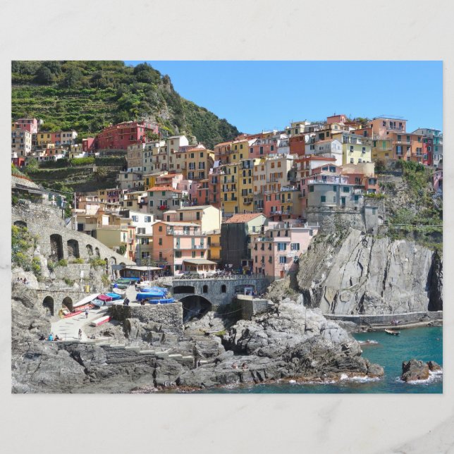 Papier à scandale Cinque Terre Italie (Devant)