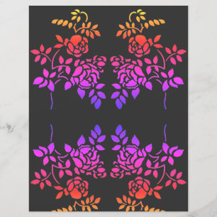 Papier à scandale couleur Abstraite Rose