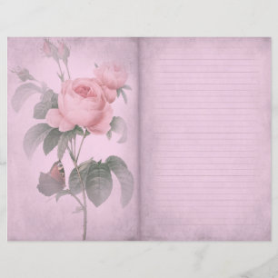 Papier à scandale du journal rose vintage