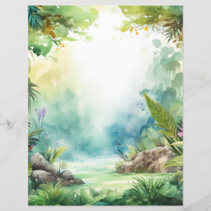 Papier à scandale Enchanted Forest Jungle Adventur