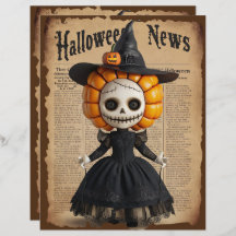 Papier à scandale Halloween Éffrayant