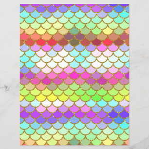 Papier à scandale multi-couleurs à sirène