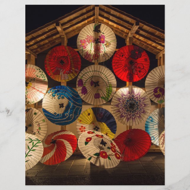 Papier à scandale Parasols lumineux (Devant)